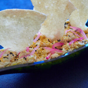 Ensaladilla de Yuzu y Papadum